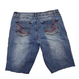 Vintage Y2K-StreetWear South Pole Bedazzled Shorts Logo Women’s Size 13